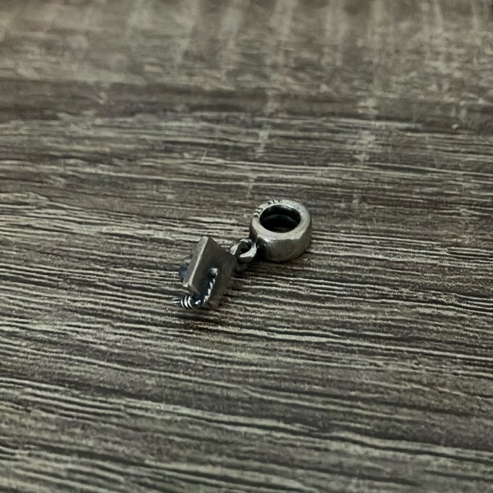 Pandora Silver Bracelet Charm Key Design